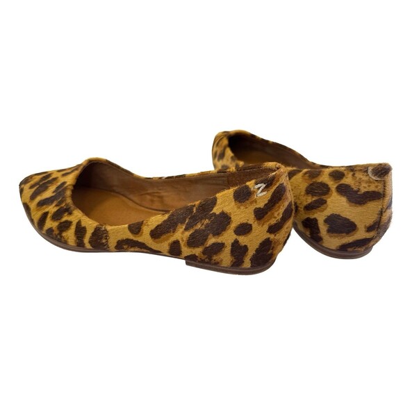 Zodiac Women’s Leopard Print Calf Hair Flats Pointed Toe Slip-On Shoes 9.5M - Picture 6 of 9